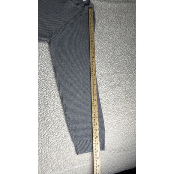 J.CREW Women’s Grey Cardigan Sweater 3X Cotton Knit Long sleeve Button front - Picture 6 of 9